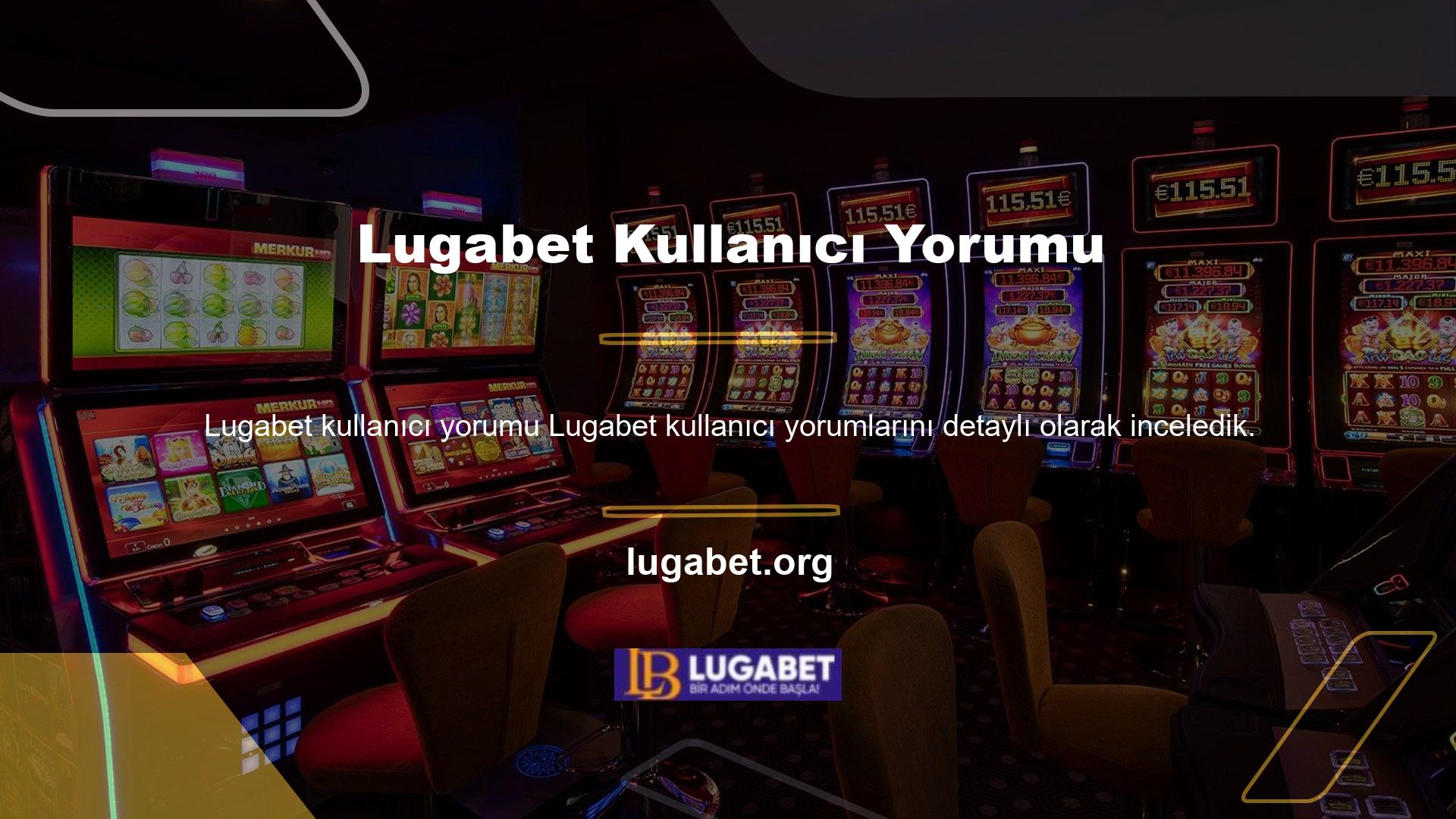 Lugabet, kullanıcıların genel olarak olumlu yorumlar bıraktığı bir sitedir ve uluslararası bir casino sitesidir