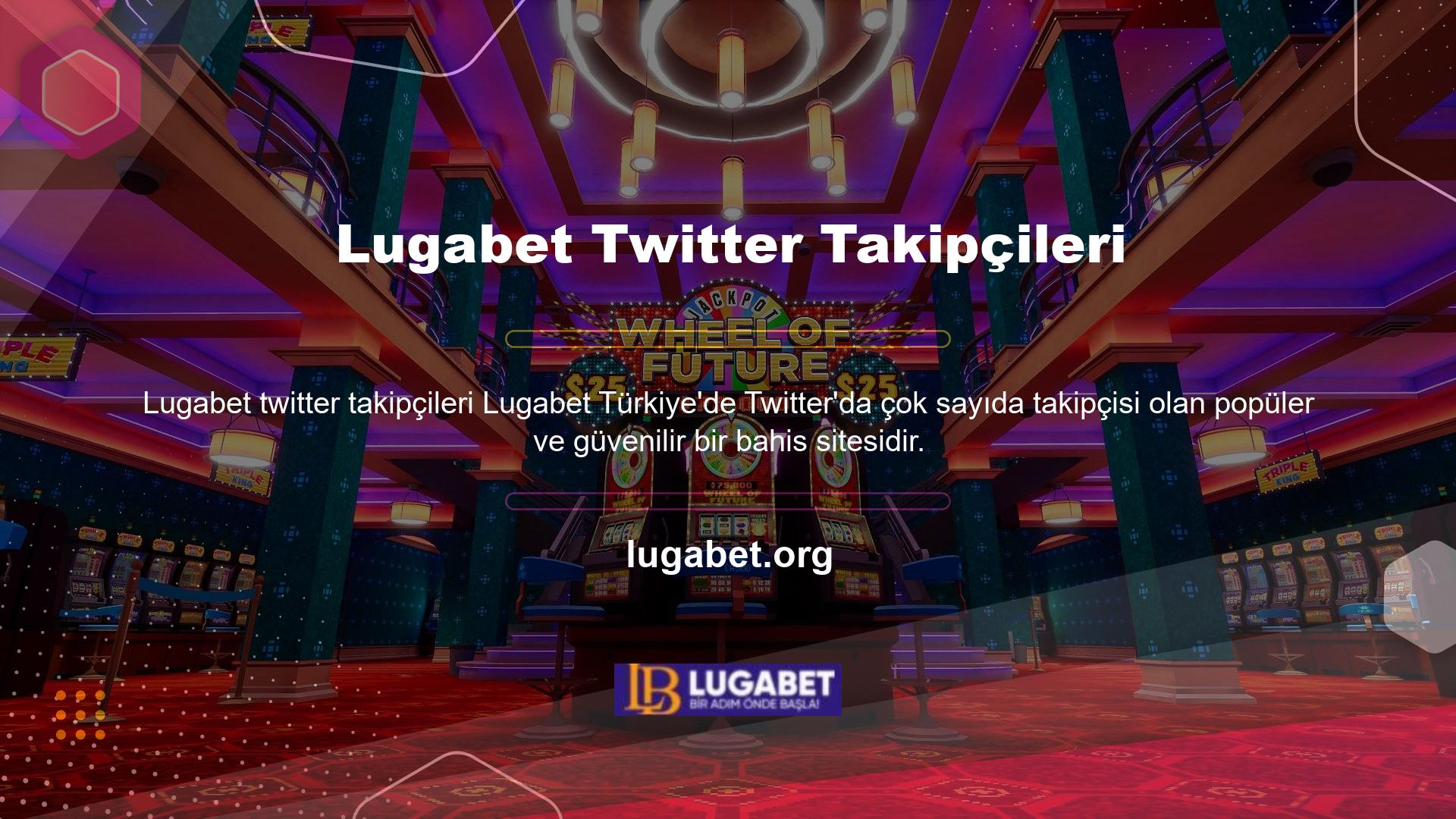 Bu Twitter hesabına katılın ve Lugabet planına ayak uydurun